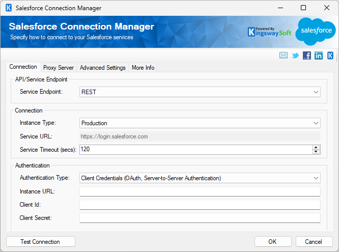Salesforce Connection Manager - Client Credentials